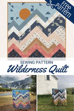 the sewing pattern for this quilt is very easy to make