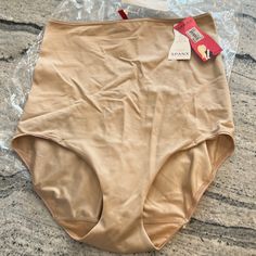 Nwt Spanx Hi Waist Panty In Nude. Size Large. High Waist Smoothing Beige Bottoms, Beige Shaping Full Coverage Bottoms, Beige Full Coverage Smoothing Bottoms, Beige Smoothing Full Coverage Bottoms, Shaping High-cut Leg Solid Bottoms, Shaping High Waist Pants With Wide Waistband, High Stretch Smoothing Beige Bottoms, High Waist Stretch Shapewear Pants, Beige Stretch High-cut Leg Pants