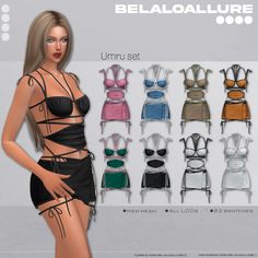 Belaloallure_Untitled cc collection | Patreon Full Body Clothes, Sims 4 Cc Clothing Female, Sims Packs, Sims 4 Dresses, Sims 4 Characters, Clothing Female, Sims 1, Sims 4 Cas, The Sims4