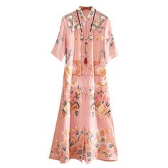 Women Chinese Style Floral Embroidery Dress Jacket Coat 2Pcs Gown Half Sleeve XL Item description Brand Unbranded Department Women Outer Shell Material Silk blend and polyester Size XL Size Type Regular Style Jacket Dress Type Jacket Collar Style Button-Down Country/Region of Manufacture China Handmade No MPN Does not apply Season Spring,fall,summer Year Manufactured 2010-2019 Accents Embroidered Closure Button Features Collared Insulation Material Polyester Jacket/Coat Length Mid Long/ Over the Long Embroidered Sets For Spring, Embroidered Short Sleeve Spring Sets, Embroidered Short Sleeve Sets For Spring, Spring Embroidered Short Sleeve Sets, Stand Collar Dress For Spring Tea Ceremony, Traditional Short Sleeve Spring Sets, Traditional Short Sleeve Sets For Spring, Embroidered Sets For Spring, Pink Embroidered Sets For Spring