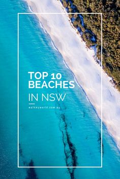 the top 10 beaches in new zealand with text overlay that reads, top 10 beaches in