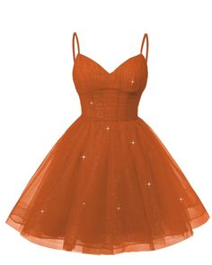 Cinghie di spaghetti da donna a V Women's Neck Abiti arancioni bruciati con abiti da ballo corti da corsetto per adolescenti Burnt Orange Homecoming Dresses, Prom Gown For Teens, Orange Homecoming Dresses, Dress With Corset, Corset Back, Vestidos Prom, Short Prom, Homecoming Dress, Prom Gown