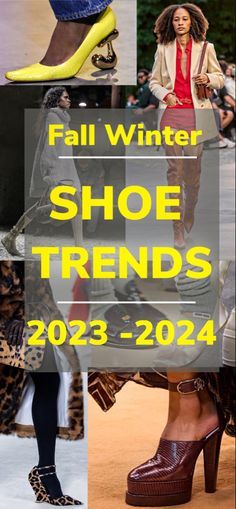 2024 Footwear Trends, Shoes For Spring 2024, Shoes Trends 2023 2024, Shoes 2024 Trends, Fall Boots 2023, Fall Winter 2023/2024 Fashion Trends, Fall Shoes 2023, 2024 Shoe Trends