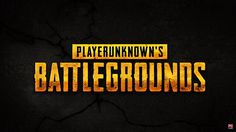 the title for player unknown's battlegroundss, with an orange and black background