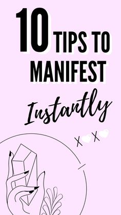 How To Manifest (Almost) Instantly- 10 Tips That Work! - Steph Social Instant Manifestation Techniques, How To Manifest Instantly, How Manifestation Works, Manifesting Meaning, Number 444 Meaning, Manifest Instantly, Manifesting Money Affirmations