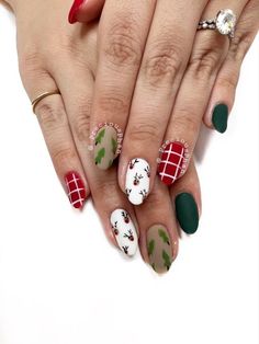 Christmas Acrylic Nails, Nails For 2023, Golden Nails, Amazing Nails, Classic Nails, Ideas For Christmas