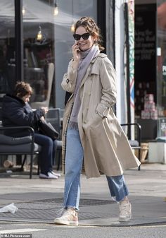 Trench Coats Women Outfit, Trench Coat Street Style