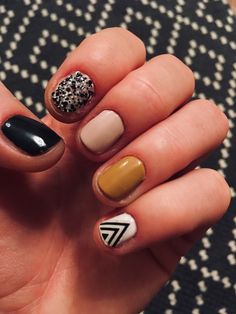 Fast Finger Foods Simple, Multicolor Nail Art Designs, 3 Color Nails Ideas, Desert Nails, Designs Nails Art, Western Nails, Amazing Nails, Best Nail Art Designs, Cute Gel Nails