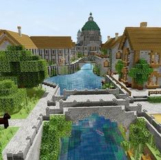 Minecraft Port Town, Large Minecraft Houses, Minecraft Port