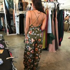 Beautiful Jumpsuit. Brand New Fitted Jumpsuits And Rompers For Spring Date Night, Elegant Floral Print Jumpsuits And Rompers For Night Out, Fitted Green Jumpsuits And Rompers For Day Out, Fitted Green Jumpsuits For Day Out, Elegant Fitted Floral Jumpsuits And Rompers, Spring Jumpsuits And Rompers For Going Out, Chic Floral Print Jumpsuits And Rompers For Fall, Chic Floral Print Jumpsuits For Fall, Spring Floral Print Jumpsuits And Rompers For Date Night