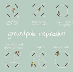 the instructions for how to make a groundplie inspired drawing with pencils and crayons