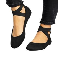 Still In Package. Elastic Crisscross Straps And Zipper Detail Up The Back Of The Ankle. Non Smoking Home. Not Suitable For Wide Feet Ppu Poos Heels Patterns, Shoes Flats Sandals, Summer Flats, Flats Sandals, Sandals Women, Women Sandals, Sandals For Women, Ladies Fashion, Suede Heels