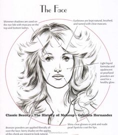 1970s Hairstyles, 70s Makeup, Besame Cosmetics, Clear Mascara