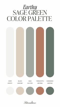 the color palette for sage green, sage green and sage green