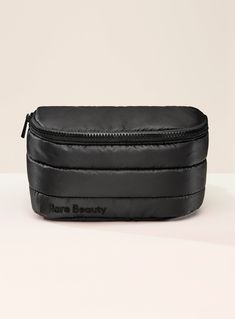 A stylish and spacious belt bag in a classic black color perfect for storing all your daily and makeup essentials. Rare Beauty By Selena Gomez, Mascara Wands, Rare Beauty, Medium Sized Dogs, Makeup Items, Makeup Storage, Makeup Essentials, Sling Bag, Dog Toys