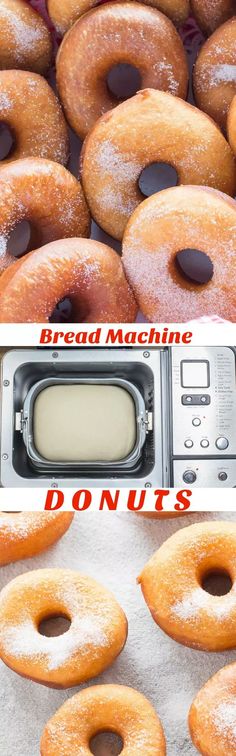 there are many donuts that have been made in the machine and then glazed with icing