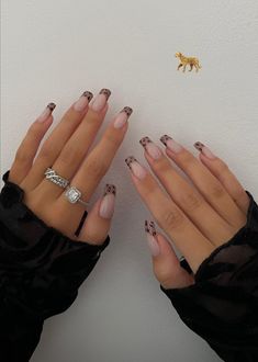 Nail Ideas 2022, Wife Nails, Tiger Nails, Cheetah Nails, Wow Nails, Edgy Nails, Casual Nails, Leopard Nails