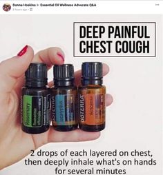 Oil For Cough, Essential Oils For Cough, Terra Essential Oils, Doterra Oils Recipes, Roller Blends, Doterra Oil, Essential Oils For Colds, Doterra Essential Oils Recipes, Healing Essential Oils