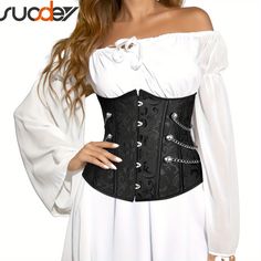 SPECIFICATIONS Style: Glamorous The Main Material: PU Leather Brand: Maramalive™ Item ID: VF315569 Enhance your curves with Maramalive™ Corset Tops. The vintage floral lace adds a touch of elegance, while the lace-up design allows for a perfect fit. Don't miss out on this gothic overbust corset, which will elevate your lingerie collection. Feel confident, feminine, and fierce in Maramalive™! Bustier Lingerie, Gothic Rose, Lace Up Corset, Corset Tops, Corset Bustier, Gothic Corset, Overbust Corset, Women Vintage, Lingerie Collection