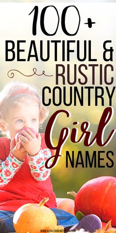 Here's a list of 100+ Beautiful and rustic country girl names. Looking for the perfect country name for your baby girl? You may just find the perfect name for your daughter on this list of baby girl names for 2020. #babynames #newmom #pregnancy #baby #allnaturalmothering Rustic Girl Names, Country Baby Names First And Middle, Baby Names Country Southern, Country Baby Girl Names, Country Girl Names, Country Baby Girl, Early Pregnancy Signs