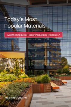 the cover of today's most popular materials weathering steel retaining edging plans