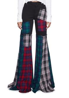 Free, fast shipping on Better Together Plaid Pants at Dolls Kill, an online boutique for punk and streetwear fashion. Shop Current Mood grunge clothing, lace up leggings, & 90s platform shoes here. 90s Punk Fashion, Skeleton Sweater, Mood Grunge, 90s Platform Shoes, Cozy Oversized Sweaters, Lace Up Leggings, Grunge Clothing, Hem Pants, How To Hem Pants