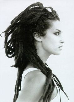 . Yasmeen Ghauri, Beautiful Dreadlocks, Rapunzel, Rihanna, Her Hair, Beautiful Hair, Cool Hairstyles, Hair Hair