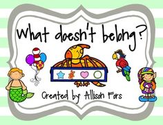 what doesn't being? created by allison fars with pictures of mermaids and birds