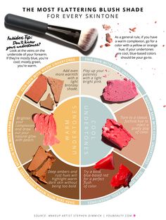 Blush Colors For Skin Tone, Blush For Light Skin Tones, Blush Skin Tone Chart, Blush For Skin Tone Shades, Blush For Neutral Skin Tone, Beginner Makeup Kit, Olive Skin, Makeup For Beginners, Beauty Products Drugstore