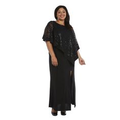 You'll be sure to turn heads in this Plus Size R&M Richards Lace Poncho Over Jersey Sheath Dress.Click on this WOMEN'S GUIDE to find the perfect fit and more! You'll be sure to turn heads in this Plus Size R&M Richards Lace Poncho Over Jersey Sheath Dress.Click on this WOMEN'S GUIDE to find the perfect fit and more! FEATURES Crewneck Sleeveless Soft and drapey construction Straight hem Zipper closure Partially linedFIT & SIZING Relaxed fit Maxi length hits at the ankle 60-in. length from shoulde Lace Poncho, Dress Clothes For Women, Sheath Dress, Fabric Care, Perfect Fit, Dress Outfits, Relaxed Fit, Plus Size, Crew Neck