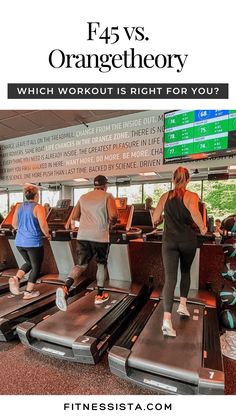 Comparing F45 and Orangetheory