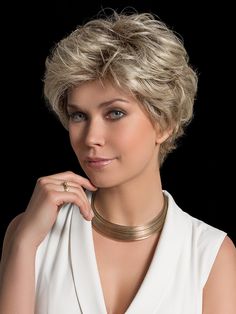 Ellen Wille Wigs | Charme Wig by Ellen Wille | 30% off sale! - WigStudio1.com Pixie Hair For Round Face, Crown Layers, Monofilament Wigs, Creating Texture, Hair Solutions, Alternative Hair, Short Wigs, Natural Hair Growth, Synthetic Lace Front Wigs