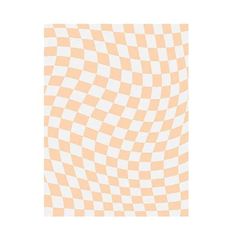 an orange and white checkerboard pattern