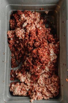 the food is prepared and ready to be put in the oven for baking or cooking