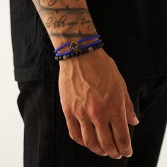 Cords are all about ease. Handmade with superior-grade nylon cord, this understated piece is the perfect accent for those times when you want to keep things low-key. Enhanced with an 18K Gold CRAFTD emblem, its adjustable length ensures a perfect fit. Combine with any other bracelet for a distinctive, layered look. ✓ 18K Gold & 316L Stainless Steel✓ Superior-Grade Cobalt Blue Nylon Cord✓ Heat, Sweat and Saltwater ResistantOne Size Fits All: 18-22 cm adjustable fit Affordable Blue Jewelry With Adjustable Cord, Pull Up Challenge, Toggle Bracelet, Cord Bracelet, Gold Work, String Bracelet, Cord Bracelets, Bracelet Silver, Layered Look