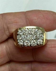 ❤️SPECIFICATIONS❤️ * The weight of this Ring in 18 Kt Real Solid Gold :- 8.000 Grams Approximately * Total Diamond Weight - 2.60 Ct * Certification/Grading: IGI * Clarity: SI1-SI2 * Cut: Very Good * Diamond Color: J-K * 100% Real Natural Genuine Diamonds With Certification From Gemology Lab ❤️DISCOUNT AND OFFERS❤️ Please contact us for any discounts or offers that are available on this item. We also provide discounts on bank transfers. Please check the payments methods below! ❤️CUSTOMIZATION❤️ * Mens Day Gifts Ideas, Mens Pinky Ring, Mens Band Rings, Diamond Cluster Engagement Ring, Mens Engagement, Cluster Engagement Ring, Men's Wedding Ring