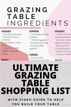 the ultimate guide to grating table ingredients