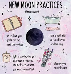 Moon Grimoire Page, Witchy Projects, Moon Grimoire, New Moon And Full Moon, Full Moon Rituals, New Moon Ritual, Moon Rituals, Moon Reading