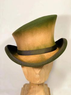 🎁49% OFF - Asymmetric top hat Formal Handmade Hat With Curved Brim, Handmade Formal Hat With Curved Brim, Handmade Formal Hats, Handmade Fitted Formal Hats, Handmade Fitted Hats For Formal Occasions, Formal Fitted Handmade Hats, Handmade Adjustable Formal Hats, Fitted Top Hat With Curved Brim For Costume, High Crown Fitted Hat For Costume