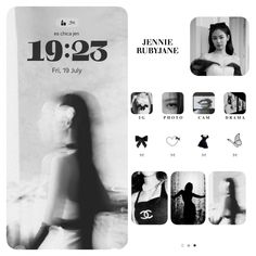 an advertisement for the new perfume brand, 1932 featuring images of women in black and white