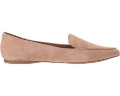 Steve Madden Feather Loafer Flat | Zappos.com Brown Suede Loafers With Cushioned Footbed, Classic Beige Suede Flats, Suede Pointed Toe Slip-ons For Work, Spring Suede Slip-ons With Leather Footbed, Flat Suede Slip-ons With Textured Sole, Suede Slip-ons With Textured Sole, Comfortable Suede Flats For Spring, Suede Slip-ons With Cushioned Footbed And Flat Heel, Suede Slip-ons With Cushioned Flat Heel