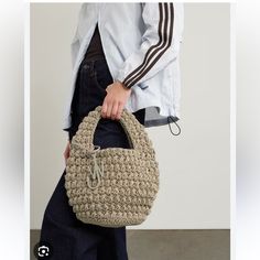 Stylish Jw Anderson Popcorn Basket Crossbody Bagnew With Tags This Is Such A Fun Piece12” Tall . 11 1/4 “ The Strap Is 36” Long And Adjustable. Popcorn Basket, Jw Anderson, Popcorn, Crossbody Bags, Crossbody Bag, Bag Lady, Tags, Women Shopping