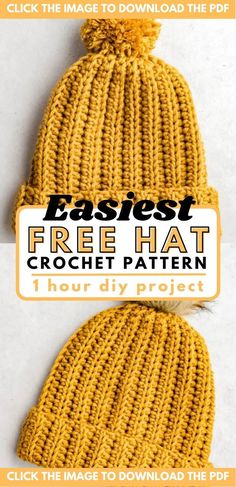 Crochet Ladies Winter Hats Free Pattern Ladies Winter Hats, Crochet Hat Free Pattern, Crochet Hats Free Pattern Ladies, Crochet Baby Hats Free Pattern