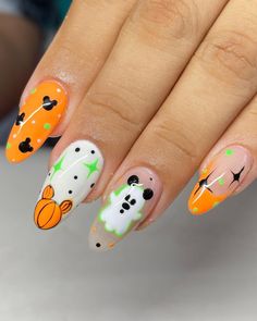 10 Best Disney Halloween Nails - That Disney Fam Disney World Nails, Sally Nails