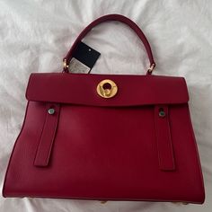 Saint Laurent Red Otl Muse Bag, New With Tag. Missing Crossbody Strap. No Box And Dust Bag Newer Used, Great Condition. Saint Laurent Bags, Yves Saint Laurent Bags, Saint Laurent Bag, Crossbody Strap, Yves Saint Laurent, Muse, Nice Dresses, Saint Laurent, Dust Bag