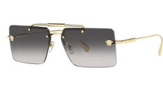 *Frame Type Rimless
*Not Polarized
*Product Dimensions: 60 / 13 / 145
*Frames have a direct impact on your face shape - to give balance and proportions to the face, the frame shape should be in contrast with the face shape. This Rectangle model looks best on Oval-Round faces Gold Sunglasses