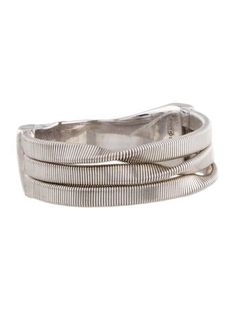 From the Marrakech CollectionRhodium-Plated 18K White Gold Marco Bicego, Belt Shop, Designer Gifts, Chanel Shoes, Tennis Bracelet, Christian Louboutin Shoes, Marrakech, Vintage Brooches, Handbags On Sale