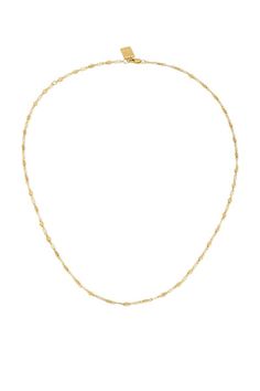 Modern Gold Chain Choker Necklace, Modern Delicate Chain Necklace For Party, Elegant Beaded Chain Link Necklace, Elegant Beaded Link Chain Necklace, Beaded Chain Necklace For Everyday, Chic Beaded Chain Necklace For Gift, Chic Necklace With Snake Chain, Chic Necklace With Adjustable Oval Link Chain, Elegant Figaro Chain Necklace For Party