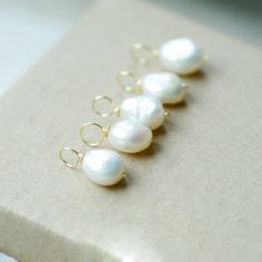 Wedding Jewelry Bridesmaid Gifts Crafts Making Baroque Genuine Pearl Fresh Water Pearl Pendant-2PCS Gift Pearl Drop Pendant Earrings, Elegant Drop Earrings With Charms, Pearl White Drop Jewelry Gift, Pearl White Drop Jewelry As Gift, Drop Shaped Pearl Pendant For Jewelry Making, Pear-shaped Pearl White Jewelry For Gift, Anniversary Baroque Pearl Dangle Jewelry, Pearl White Pear-shaped Jewelry Gift, Elegant Charms Earrings For Anniversary