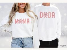 Introducing our super cute winter ONEderland family matching 1st birthday sweatshirts. The softest and most comfortable crewneck for the colder months. We only have a long-sleeve bodysuit for the infants Sweatshirts are Gildan 18000/18000B.  HOW TO ORDER 1. Select the color and size/name from the drop-down menu and add it to the cart 2. Repeat the process if you want to order more shirts 3. If you want a custom shirt, please select that from the menu and add the name to the personalization box N White Tops For Birthday And Winter, White Top For Birthday In Winter, Cotton Top For Birthday In Winter, Cotton Tops For Birthday In Winter, Winter Birthday Top With Graphic Print, Family Matching Long Sleeve Tops For Gender Reveal, Winter Birthday Tops With Graphic Print, White Long Sleeve Tops For Gender Reveal, First Girl Birthday